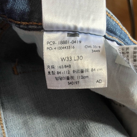 Levi's Women's Skinny Jeans - Blue - Picture 7 of 8